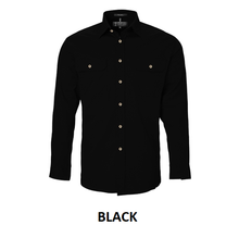 Load image into Gallery viewer, Pilbara Men&#39;s Open Front L/S Shirt - 9 Colour Options