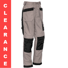 Load image into Gallery viewer, 5 pack - Mens Ultralite Multi-Pocket Pant   Zp509 Khaki/Black - Supplier Clearance