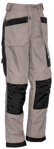 5 pack - Mens Ultralite Multi-Pocket Pant   Zp509 Khaki/Black - Supplier Clearance