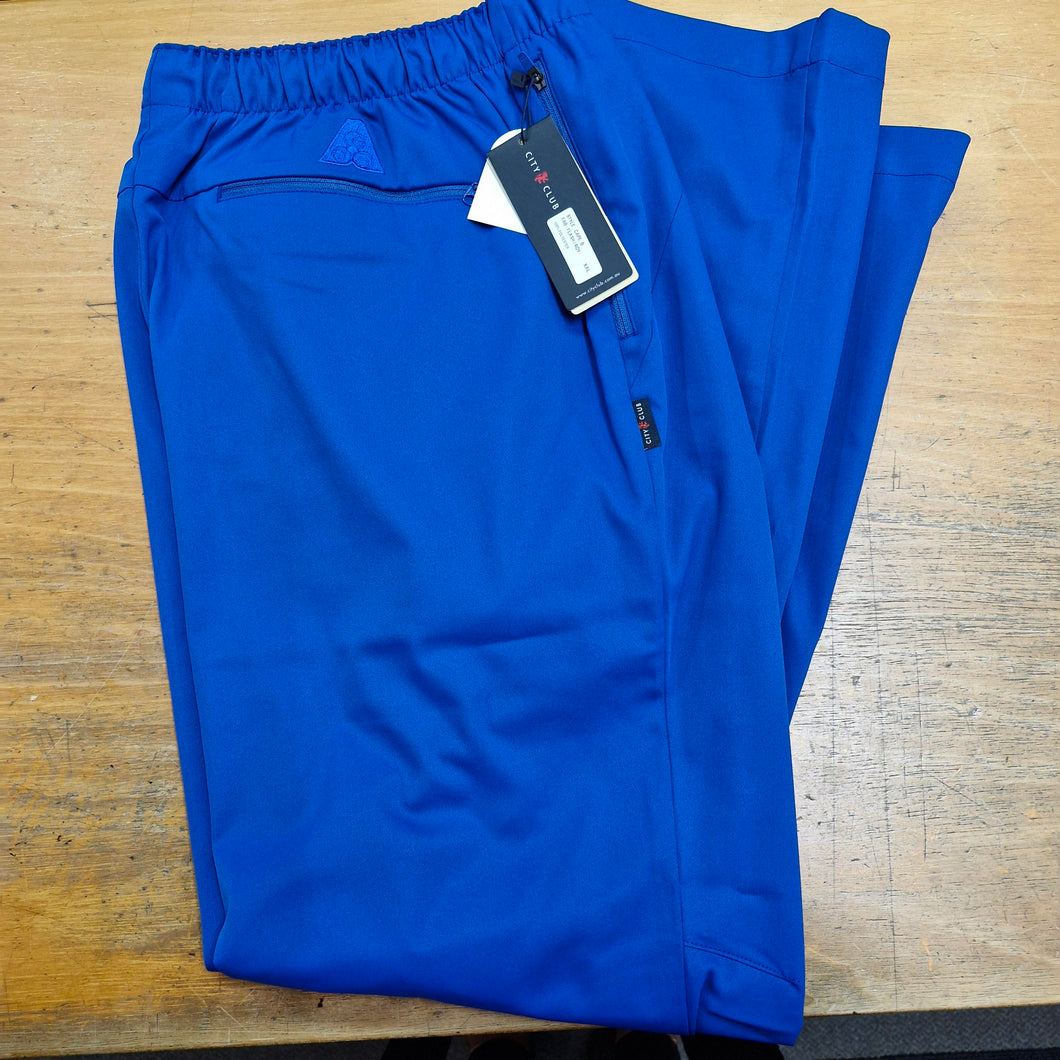CITY CLUB CAPEB BOWLS ELASTIC WAIST PANT WITH ROYAL LOGO SIZE XL OR 2XL