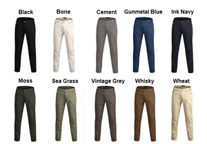 Pilbara Men's Cotton Stretch Jean - REGULAR LENGTH - 10 Colour Options