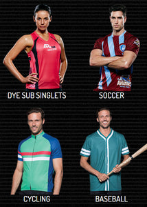 custom uniform teamwear singlets cycling baseball soccer