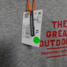 Load image into Gallery viewer, SUPERDRY MENS TSHIRT MARLE GREY CLEARANCE BX2105 CLEAR1008 size XL