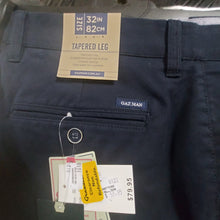Load image into Gallery viewer, GAZMAN MENS STRETCH SHORTS NAVY CLEARANCE BX2105 CLEAR1018 size 82