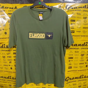 ELWOOD TSHIRT MENS GREEN CLEARANCE BX2105 CLEAR1023 size XL