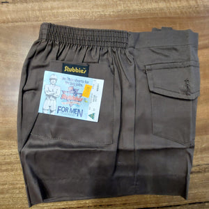 STUBBIES SHORTS BROWN 77 BX2062 CLEARANCE