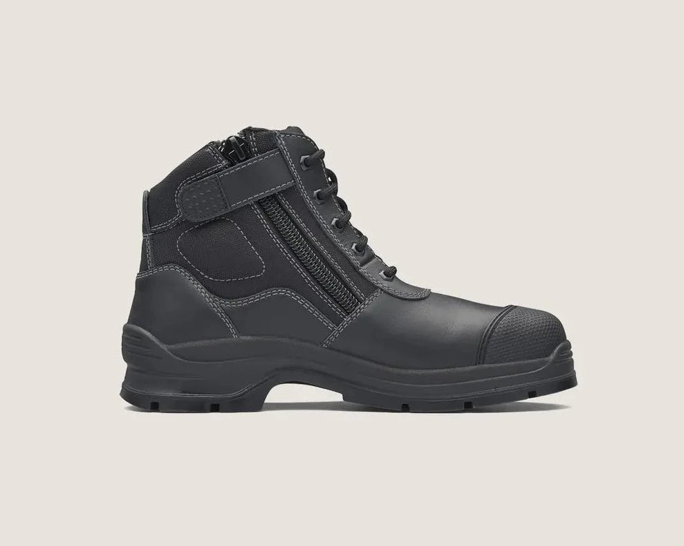 Blundstone 319 Zip Side Safety Boot Black Size 11 Clearance