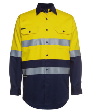 JBs bulk buy 6HLS Shirts Constructed for safety Yellow/Navy ($36 when buying in bulk each)