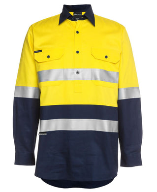 JBs bulk buy 6HWCF Shirts Hardwearing comfort Yellow/Navy ($40.14 when buying in bulk each)