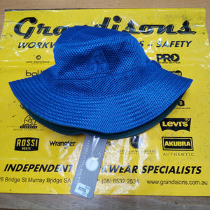 AVENEL 2989 BOWLS AUSTRALIA ROYAL MESH BUCKET HAT WITH ROYAL LOGO