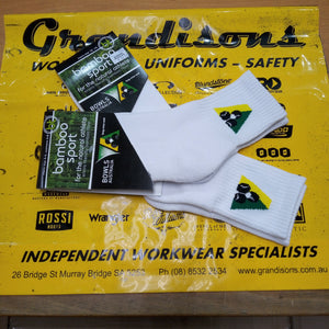 BAMBOO BOWLS AUSTRALIA BAMBOO SPORT SOCKS WITH LOGO