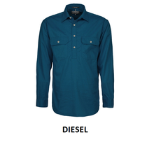 Load image into Gallery viewer, Pilbara Men&#39;s Closed Front L/S Shirt - 9 Colour Options