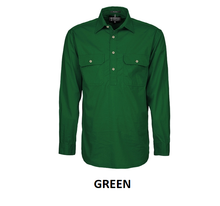 Load image into Gallery viewer, Pilbara Men&#39;s Closed Front L/S Shirt - 9 Colour Options