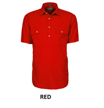 Load image into Gallery viewer, Pilbara Men&#39;s Closed Front Short Sleeve Shirt - 6 Colour Options