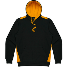 Load image into Gallery viewer, RMFL RMNA SUPPORTER HOODYS NO LOGO BLACK/YELLOW RMF0005