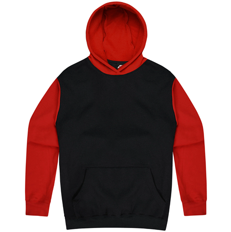 RMFL RMNA SUPPORTER HOODYS NO LOGO BLACK/RED RMFL0010
