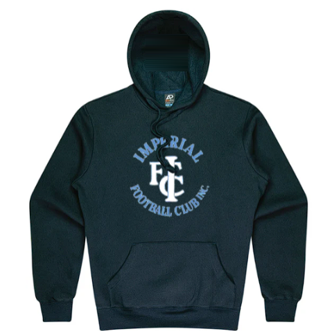 Imperial Football Club IMPSFC0043a   Heavy Weight Hoody with embroidered Round logo NAVY from