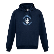 Load image into Gallery viewer, Imperial Football Club IMPSFC0013A   Regular HOODY Adult/Kids with embroidered Round logo NAVY from