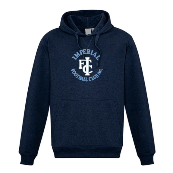 Imperial Football Club IMPSFC0013A   Regular HOODY Adult/Kids with embroidered Round logo NAVY from