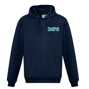 Imperial Football Club IMPSFC0014E   Regular HOODY Womens with embroidered COLLEGE IMPS logo NAVY from