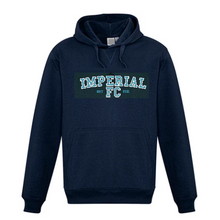 Load image into Gallery viewer, Imperial Football Club IMPSFC0014C   Regular HOODY Womens with embroidered Curved logo NAVY from