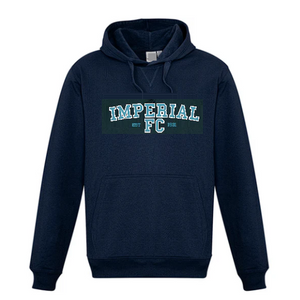 Imperial Football Club IMPSFC0014C   Regular HOODY Womens with embroidered Curved logo NAVY from