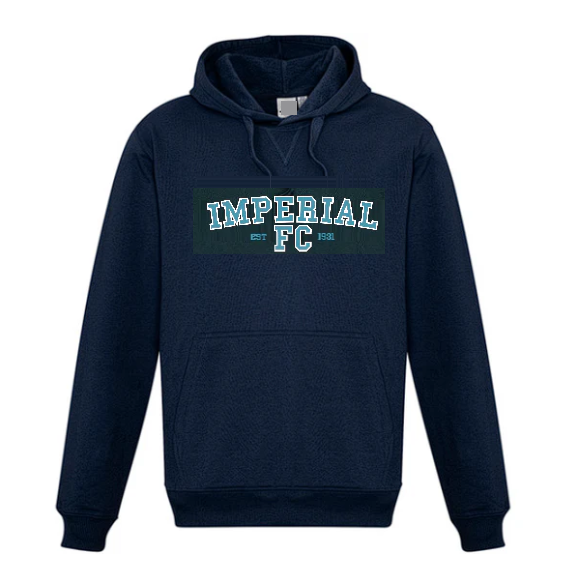 Imperial Football Club IMPSFC0014C   Regular HOODY Womens with embroidered Curved logo NAVY from