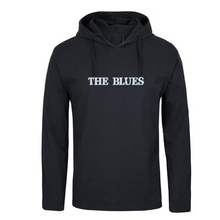 Load image into Gallery viewer, Imperial Football Club IMPSFC0020B   HOODY TEE SHIRT long sleeve with embroidered The Blues logo Black from