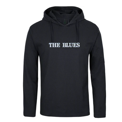 Imperial Football Club IMPSFC0020B   HOODY TEE SHIRT long sleeve with embroidered The Blues logo Black from