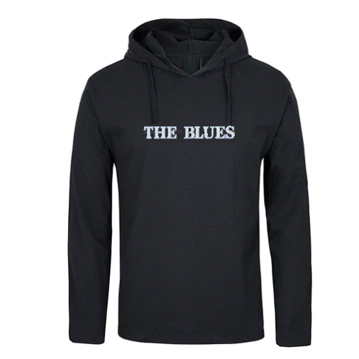 Imperial Football Club IMPSFC0020B   HOODY TEE SHIRT long sleeve with embroidered The Blues logo Black from
