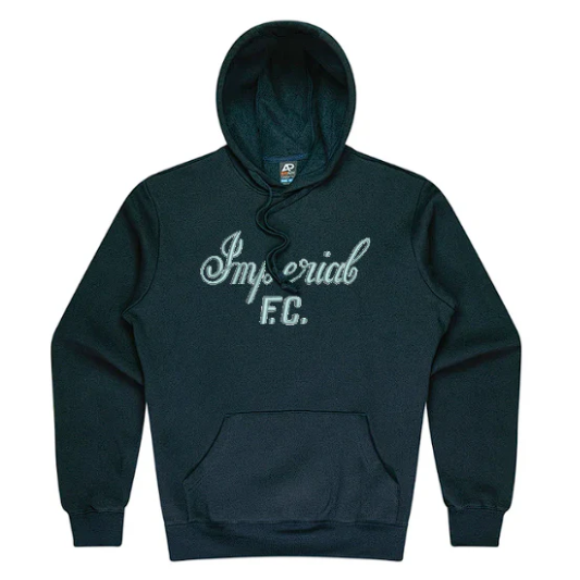 Imperial Football Club IMPSFC0043d   Heavy Weight Hoody with embroidered Old Style logo NAVY from