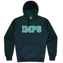 Load image into Gallery viewer, Imperial Football Club IMPSFC0043e   Heavy Weight Hoody with embroidered COLLEGE IMPS logo NAVY from