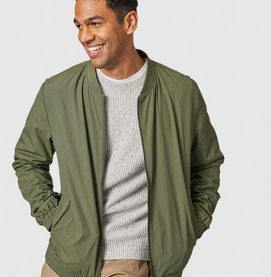 BLAZER LIGHT WEIGHT UNLINED MILLER BOMBER JACKET OLIVE CLEARNCE BX2105 CLEAR1015 Size M, L & XL