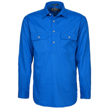 Load image into Gallery viewer, UAHS1014 RM200CF PILBARA MENS SHIRT LONG SLEEVE HALF BUTTON SIZE XS - 6XL