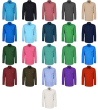 Load image into Gallery viewer, UAHS1014 RM200CF PILBARA MENS SHIRT LONG SLEEVE HALF BUTTON SIZE XS - 6XL