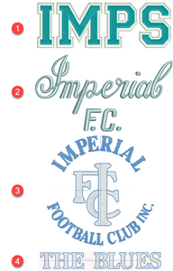 Imperial Football Club IMPSFC0020   HOODY TEE SHIRT long sleeve with logo BLACK