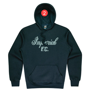 Imperial Football Club IMPSFC0043   Heavy Weight Hoody with logo NAVY