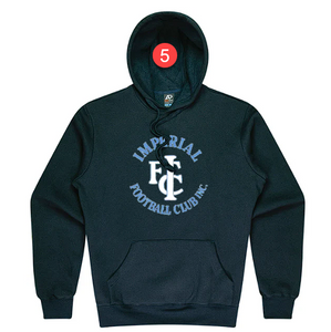 Imperial Football Club IMPSFC0043   Heavy Weight Hoody with logo NAVY