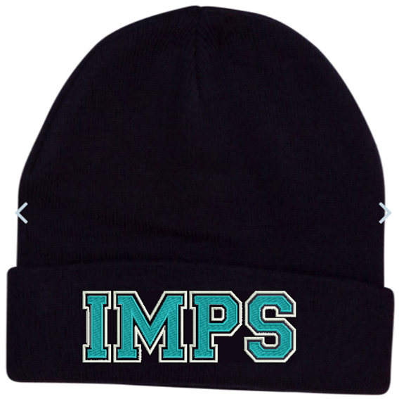Imperial Football Club IMPSFC0029a  Navy Beanie With Logo On Front NAVY