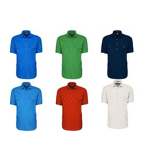 Load image into Gallery viewer, Pilbara Men&#39;s Closed Front Short Sleeve Shirt - 6 Colour Options