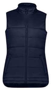 Imperial Football Club IMPSFC0016   PUFFER VEST WOMENS with logo NAVY