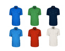 Load image into Gallery viewer, Pilbara Men&#39;s Closed Front Short Sleeve Shirt - 6 Colour Options