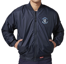 Load image into Gallery viewer, Imperial Football Club IMPSFC0039  Hard Yakka Waterproof Bomber Jacket with Logo NAVY