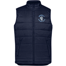 Load image into Gallery viewer, Imperial Football Club IMPSFC0015   PUFFER VEST MENS with logo NAVY