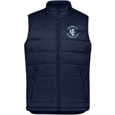 Imperial Football Club IMPSFC0015   PUFFER VEST MENS with logo NAVY