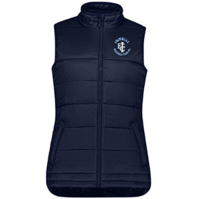 Imperial Football Club IMPSFC0016   PUFFER VEST WOMENS with logo NAVY