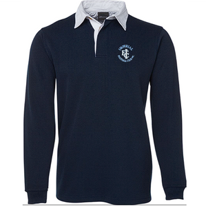 Imperial Football Club IMPSFC0019   RUGBY with logo NAVY WHITE
