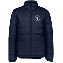 Load image into Gallery viewer, Imperial Football Club IMPSFC0008   PUFFER JACKET MENS with logo NAVY