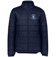 Load image into Gallery viewer, Imperial Football Club IMPSFC0009   PUFFER JACKET WOMENS with logo NAVY