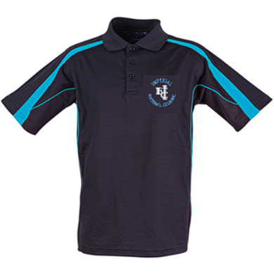 Imperial Football Club IMPSFC0001  Polo Men'S With Logo Front NAVY AQUA